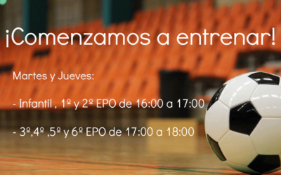 ¡Comenzamos a entrenar!