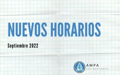 Nuevos horarios AMPA
