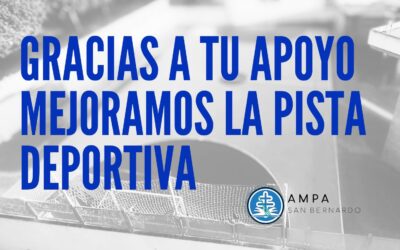 AMPA INVIERTE: ¡¡Hemos reformado la pista deportiva!!