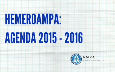 HemeroAMPA: Ya está disponible la Agenda Escolar 2015/16