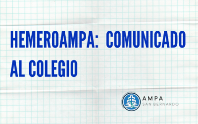 HemeroAMPA: Comunicado de un grupo de madres y padres del Colegio