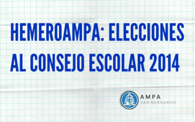 HemeroAMPA: Elecciones a Consejo Escolar 2014