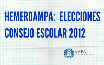 HemeroAMPA: Resultado de las elecciones al Consejo Escolar 2012