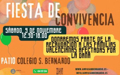 La AMPA donará parte de los beneficios de la fiesta a las familias afectadas por la DANA