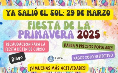 Ya ha salido el sol: ¡VEN A LA FIESTA DE LA PRIMAVERA! SÁBADO 29 DE MARZO