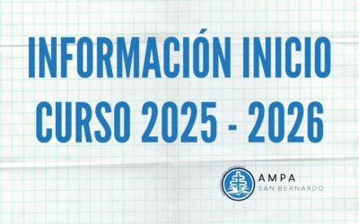 La AMPA informa: Inicio curso 2025 – 2026